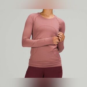 LULULEMON Swiftly Tech Long Sleeve Shirt 2.0 in Spiced Chai size 4